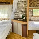キャンプ場 Beachfront Caravans *