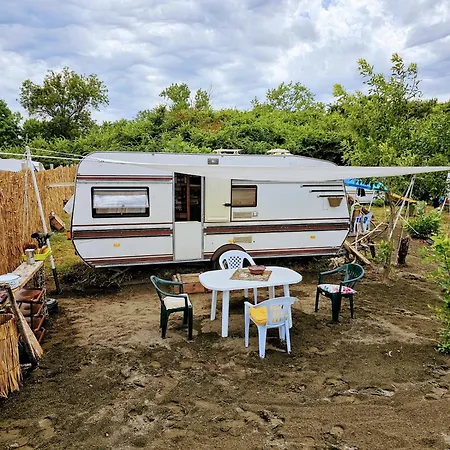 キャンプ場 Beachfront Caravans チェルノモレツ