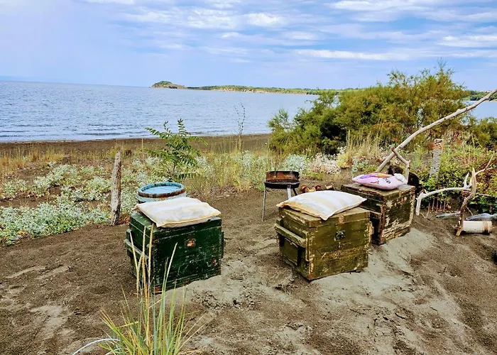 Beachfront Caravans Къмпинг